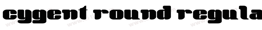 cygent round regular字体转换